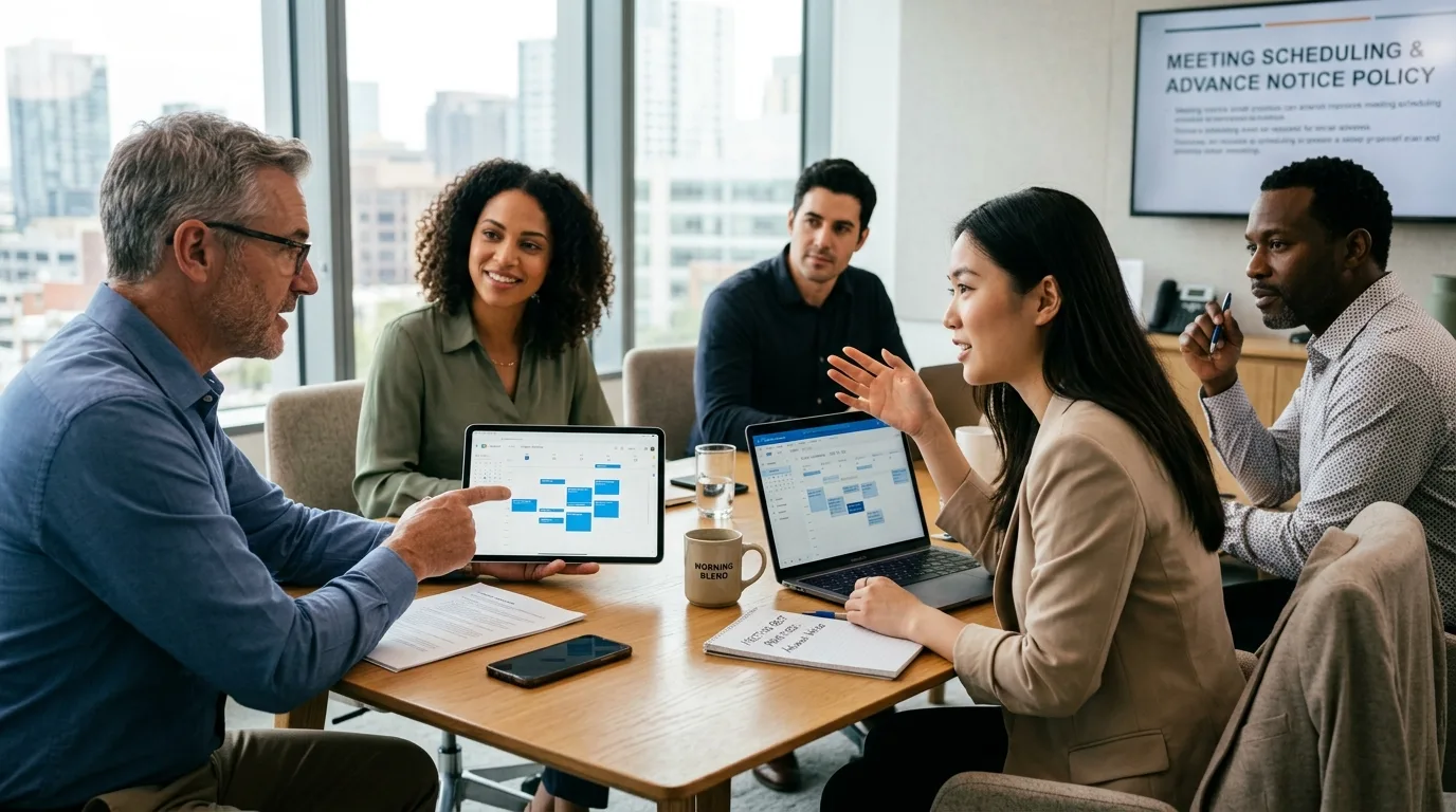 découvrez nos conseils pratiques sur le délai de prévenance à respecter pour organiser efficacement une réunion de travail.